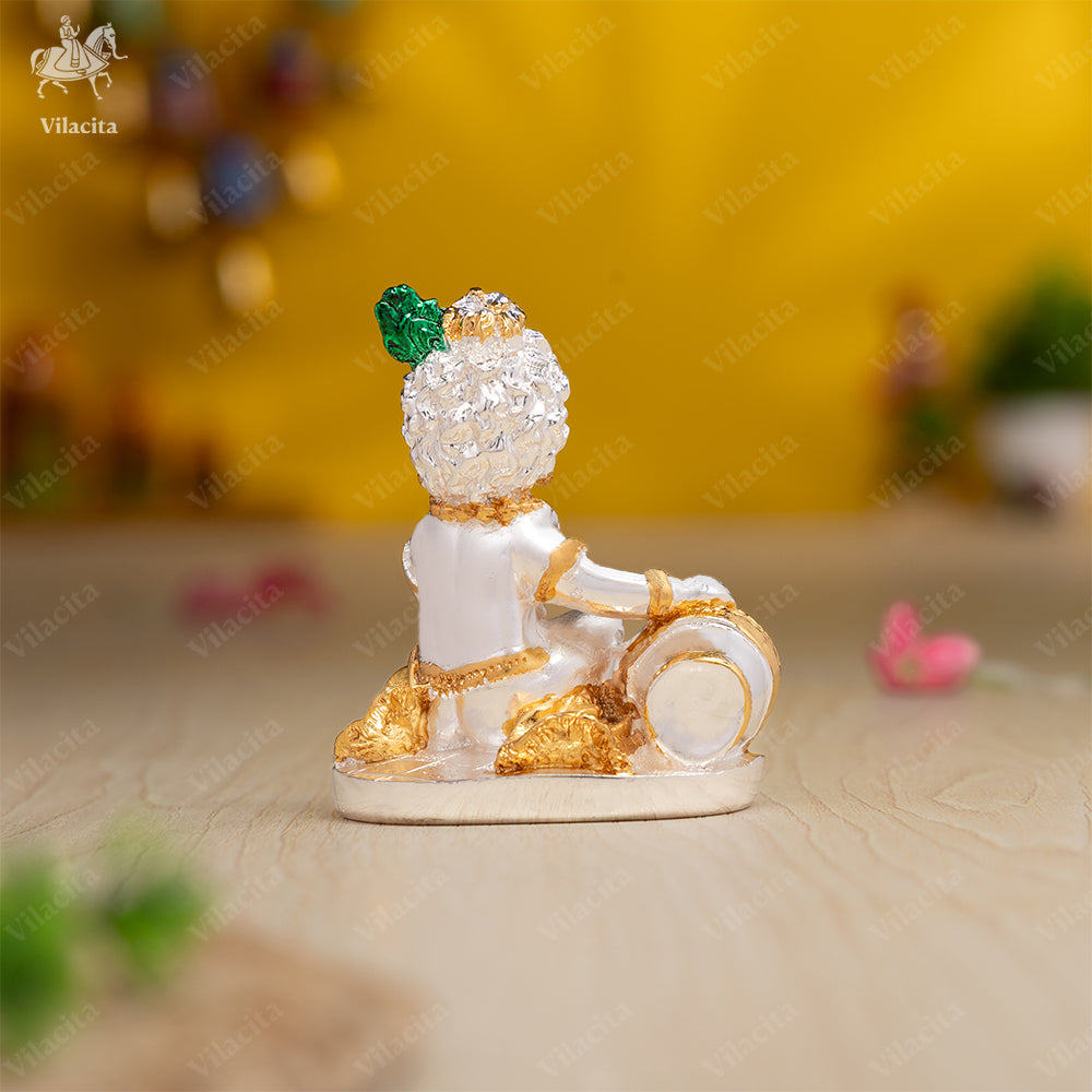 Bal Gopal krishna idol | Gold & Silver Plated | 3 Inch