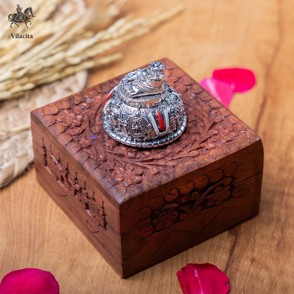 Balaji Charan | Silver Plated | 2 Inch