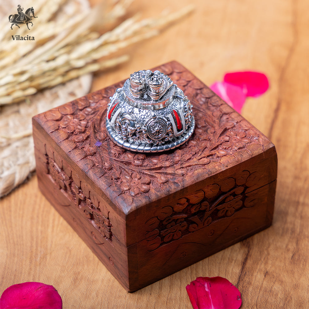 Balaji Charan | Silver Plated | 2 Inch