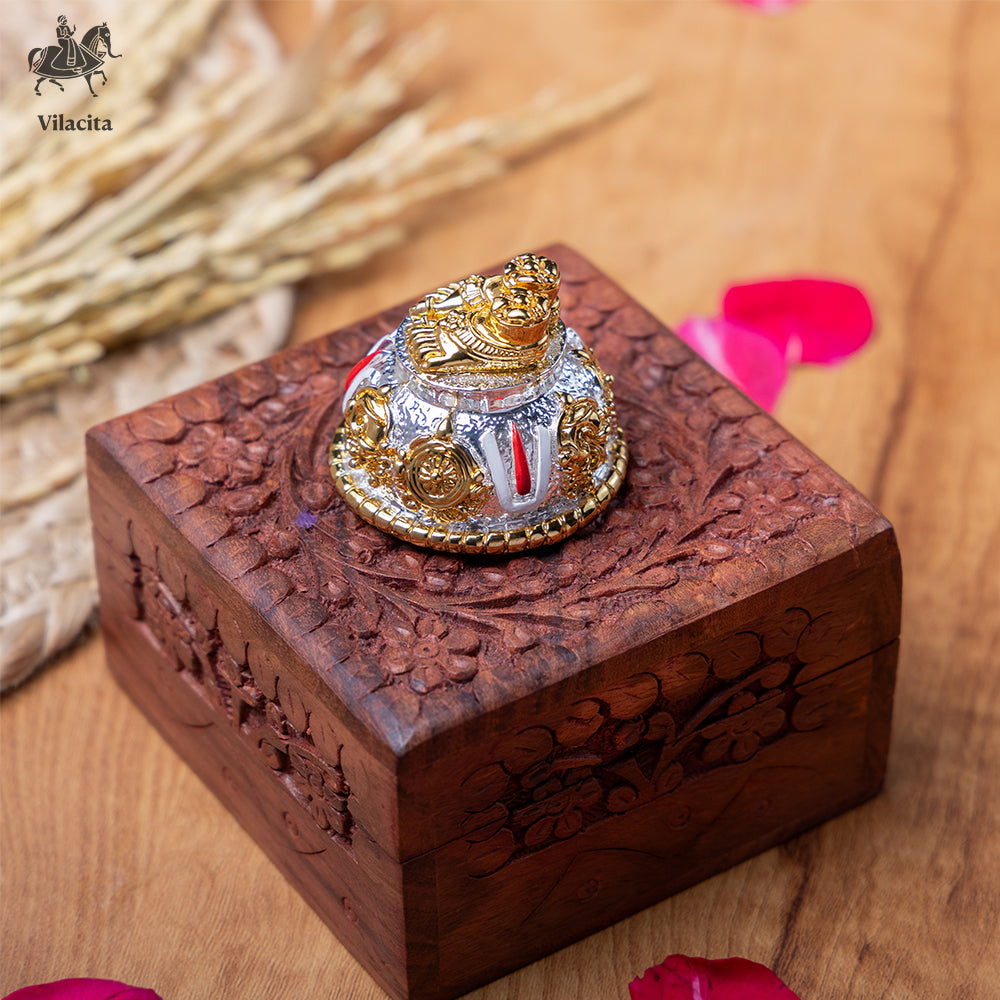 Balaji Charan | Gold & Silver Plated | 2 Inch