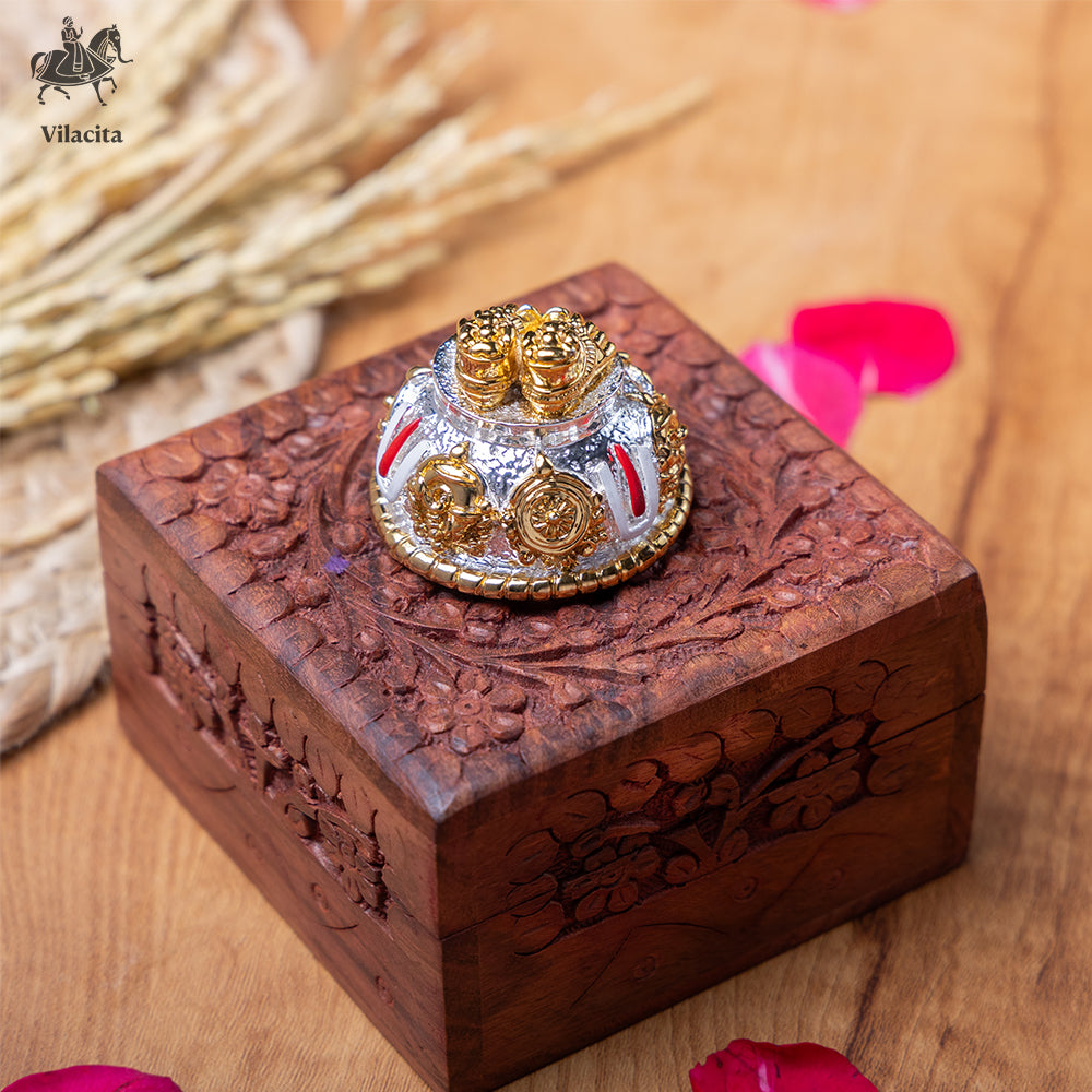 Balaji Charan | Gold & Silver Plated | 2 Inch