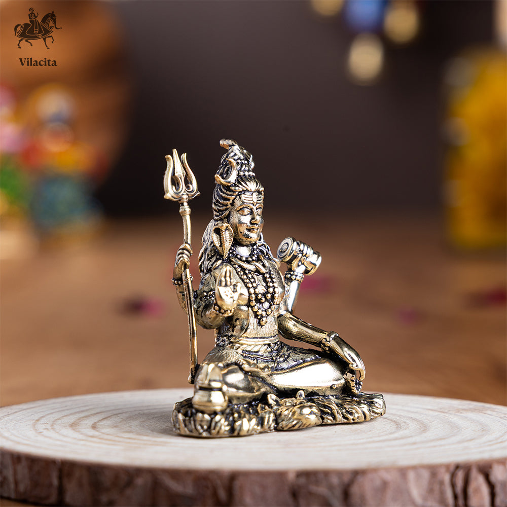 Meditating Shiva Statue For Home (2.5 Inch)